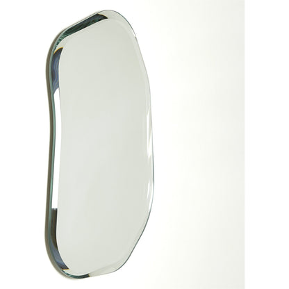 Bean Bevel Mirror by Global Views. Made from glass in a modern style.