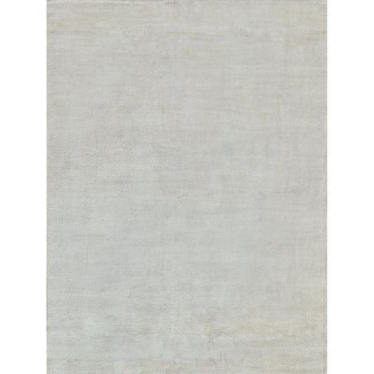 Plush 4996 Rug by Exquisite Rugs in white. Made from bamboo silk, new zealand wool in a unique style.