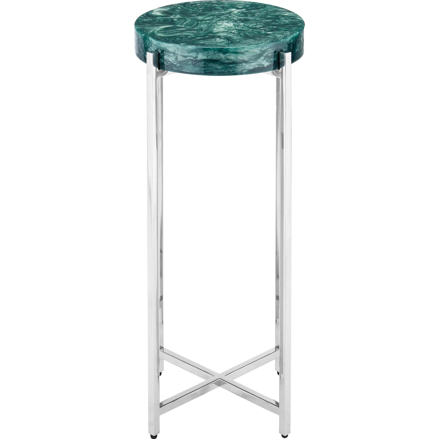 004 SI-2387135 | Additional Silo | Rina Drinks Table by Currey and Company. Made from composite, stainless steel in a eclectic & global style.