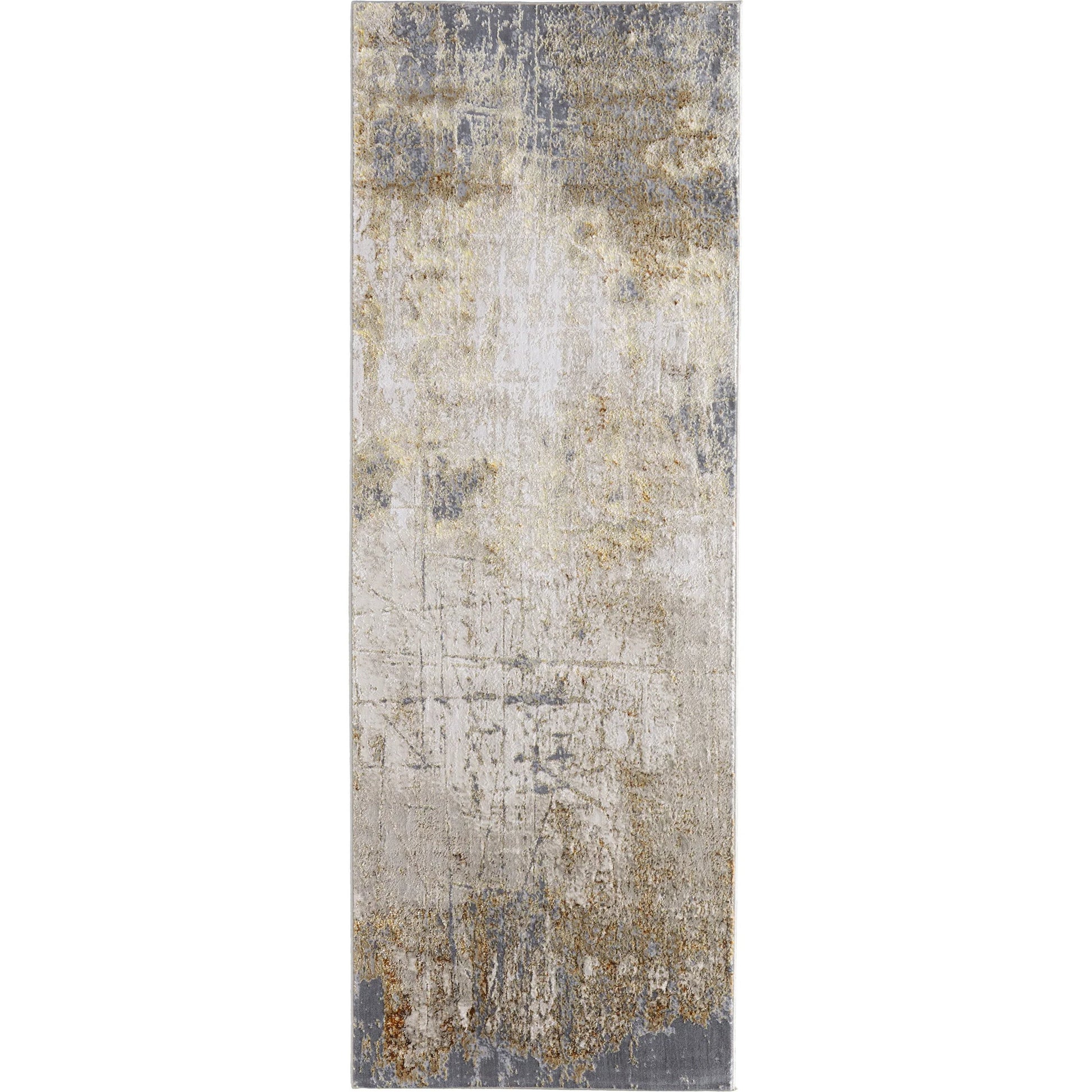 Aura Rug - 39LNF by Feizy in ivory, brown, gray. Made from polyester, polypropylene in a unique style.