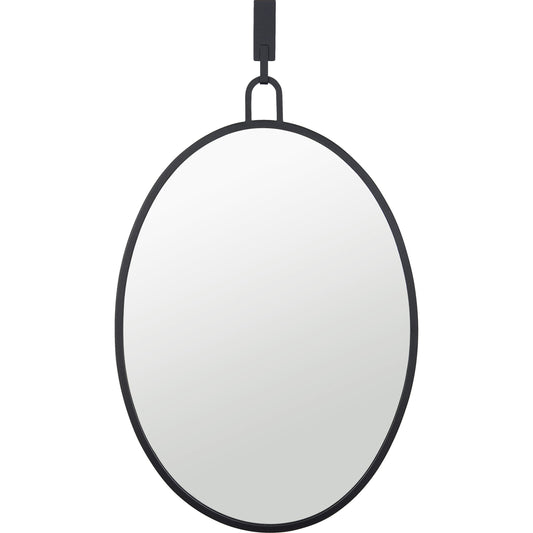Stopwatch Oval Powder Room Mirror by Varaluz. Made from unique in a modern style.