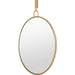 Stopwatch Oval Powder Room Mirror by Varaluz. Made from unique in a modern style.