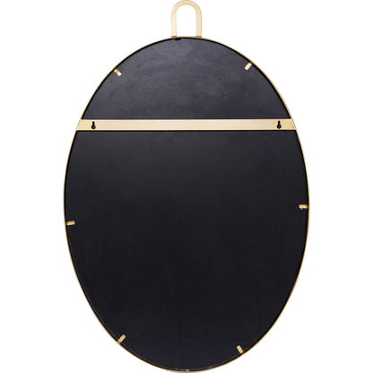 Stopwatch Oval Powder Room Mirror by Varaluz. Made from unique in a modern style.