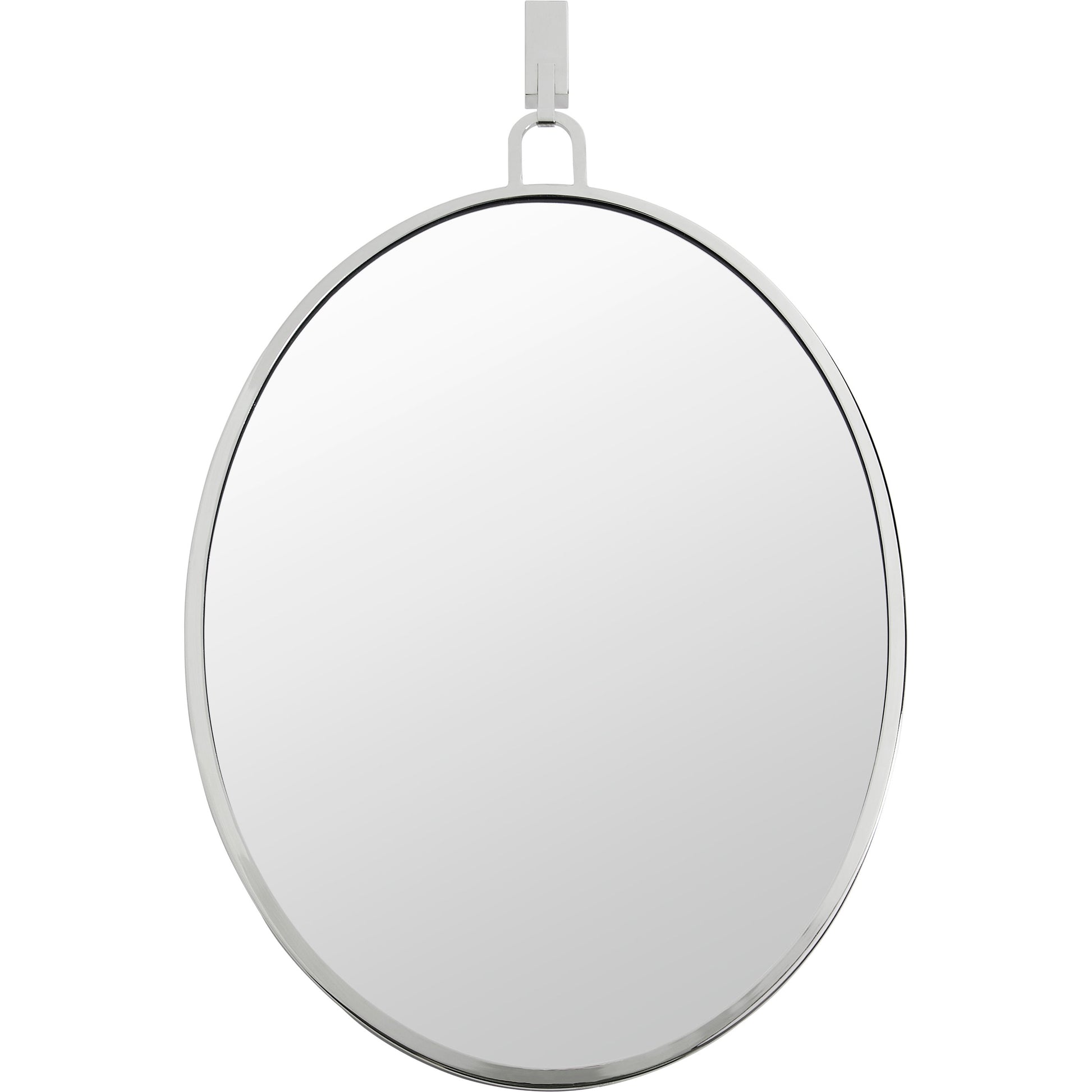 Stopwatch Oval Powder Room Mirror by Varaluz. Made from unique in a modern style.