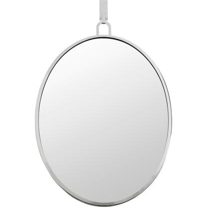 Stopwatch Oval Powder Room Mirror by Varaluz. Made from unique in a modern style.