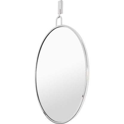 Stopwatch Oval Powder Room Mirror by Varaluz. Made from unique in a modern style.