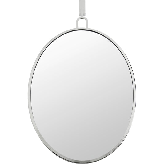 Stopwatch Oval Powder Room Mirror by Varaluz. Made from unique in a modern style.