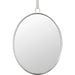 Stopwatch Oval Powder Room Mirror by Varaluz. Made from unique in a modern style.