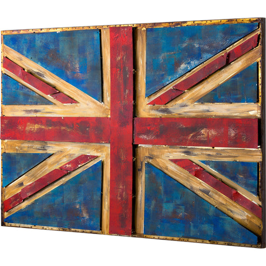 Uk Flag Wall Art by Varaluz in multi. Made from unique in a eclectic & global style.