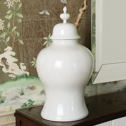 Beaufort Ginger Jar by Global Views in bronze. Made from ceramic in a transitional style.
