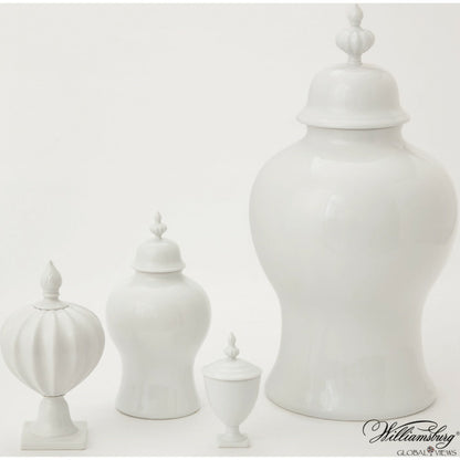 Beaufort Mini Urn by Global Views in bronze. Made from porcelain in a transitional style.