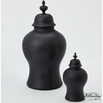 Beaufort Ginger Jar by Global Views in bronze. Made from ceramic in a transitional style.