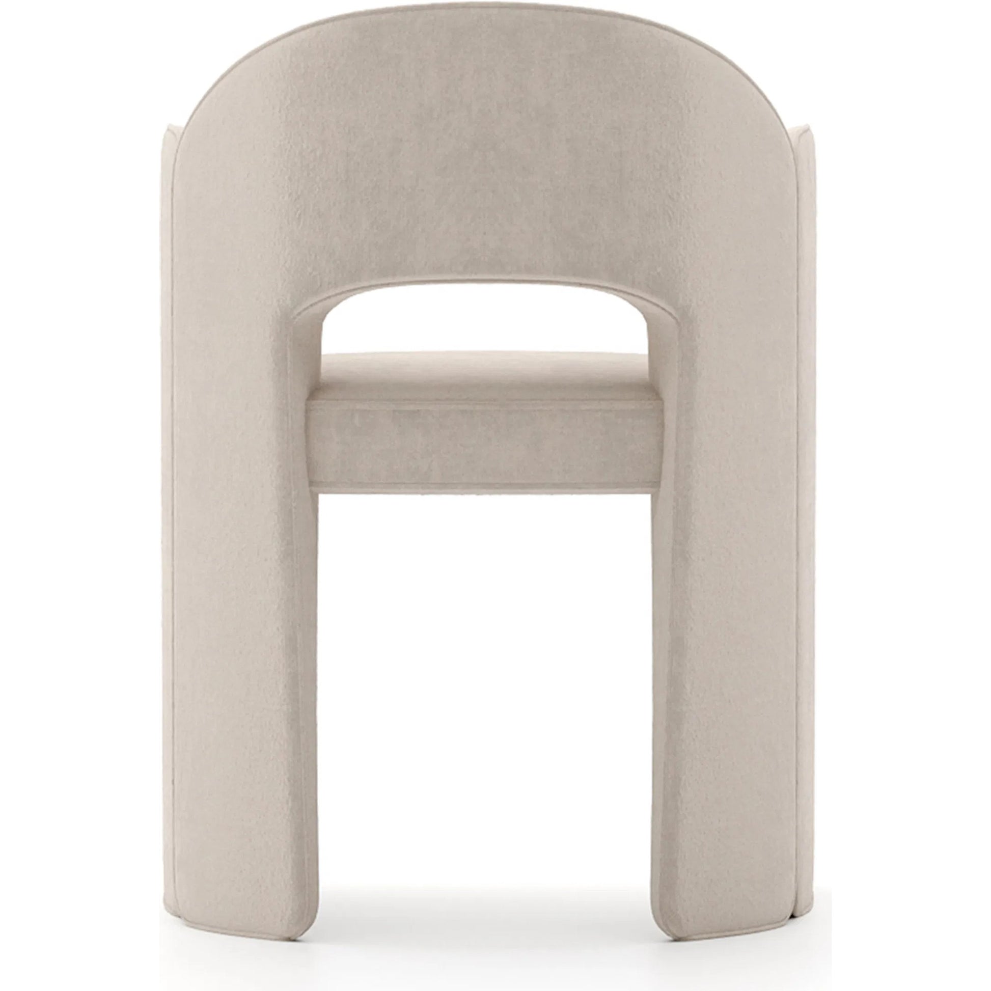 Overlap Arm Dining Chair by Caracole. Made from metal in a transitional style.