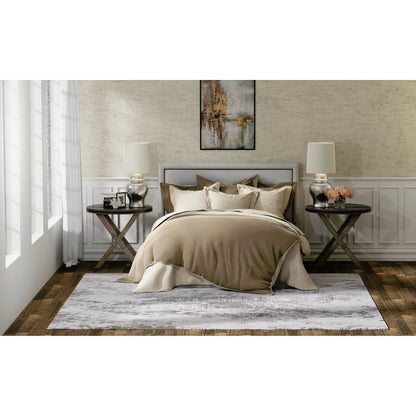 Waldor Rug - 73539NDF by Feizy in gray, silver, taupe. Made from polypropylene, polyester in a unique style.