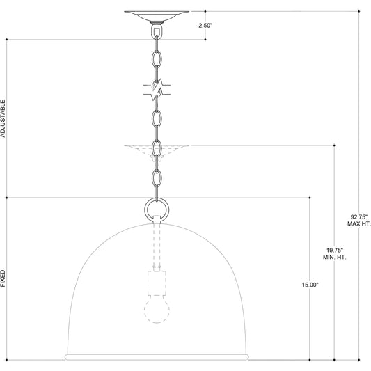 Matute Pendant by Currey and Company in pewter, polished brass. Made from iron, brass in a modern style.