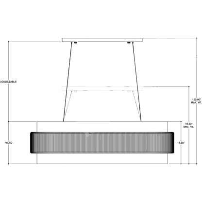 Monreale Oval Chandelier by Currey and Company in white, sugar white. Made from kraft paper twine, wrought iron in a coastal style.