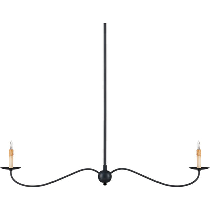 Saxon Linear Chandelier by Currey and Company. Made from unique in a modern style.