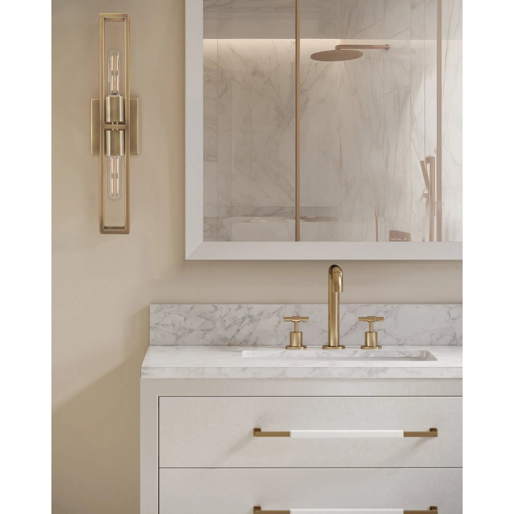 Verona 36" Vanity with Undermount Sink by Currey and Company. Made from unique in a modern style.