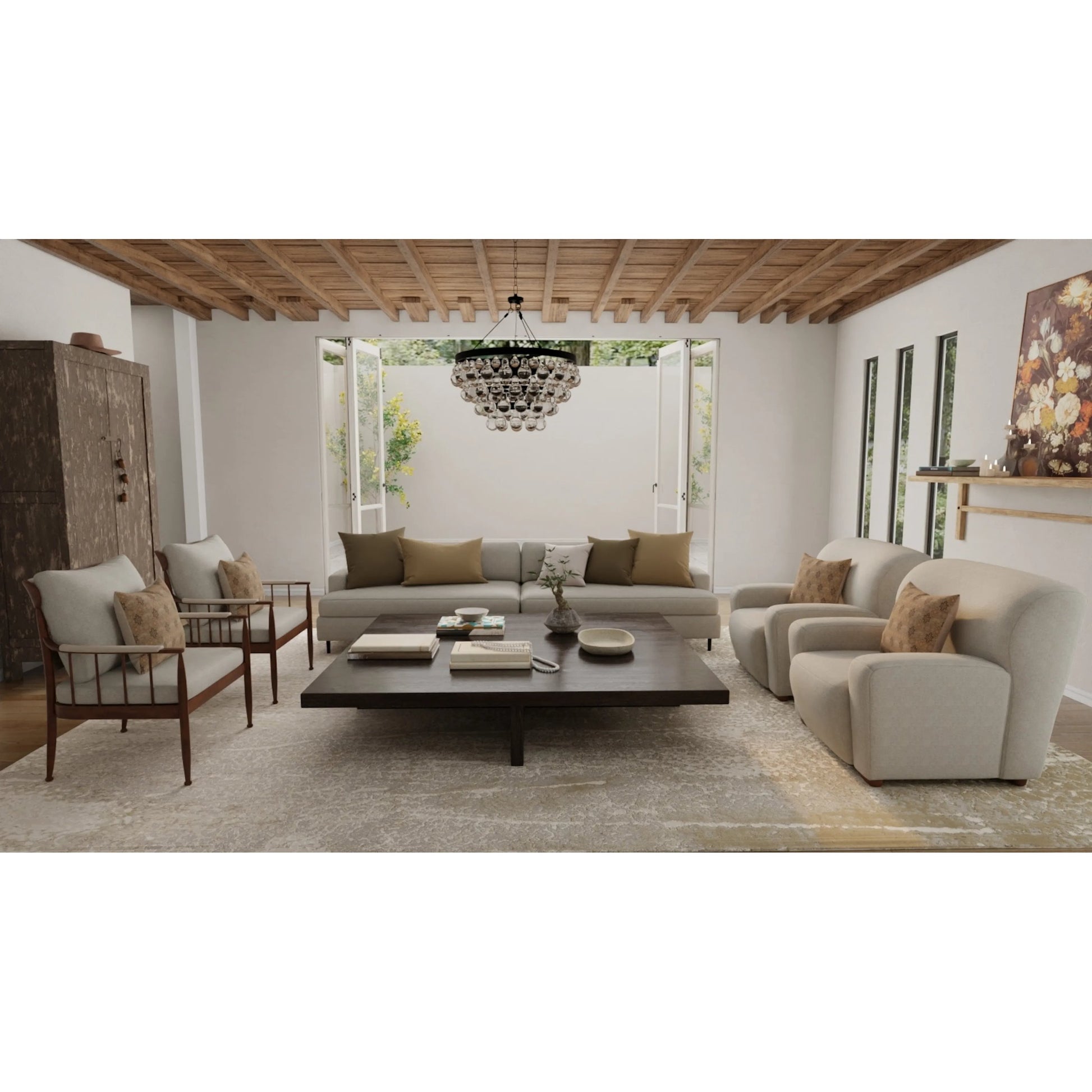 Aura Rug - 3739F by Feizy in ivory, gray, gold. Made from polyester, polypropylene in a unique style.