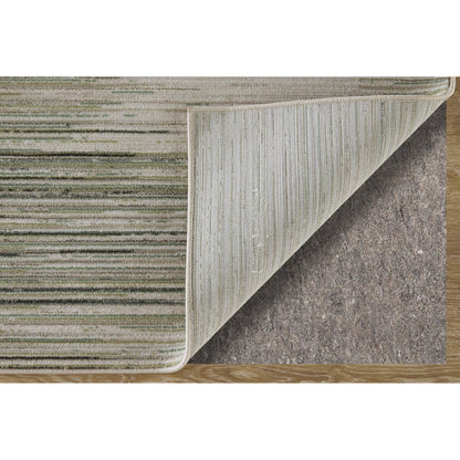 Greenwich Geometric GRW39U7F Rug by Feizy in green, ivory, gray. Made from polypropylene, polyester in a unique style.