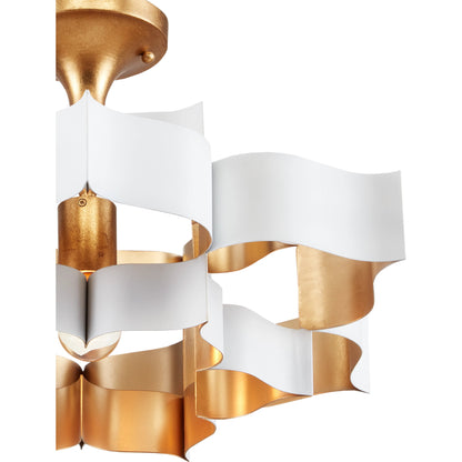 Grand Lotus Chandelier by Currey and Company. Made from unique in a modern style.