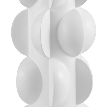 Salizzole Table Lamp by Currey and Company in white. Made from composite in a modern style.