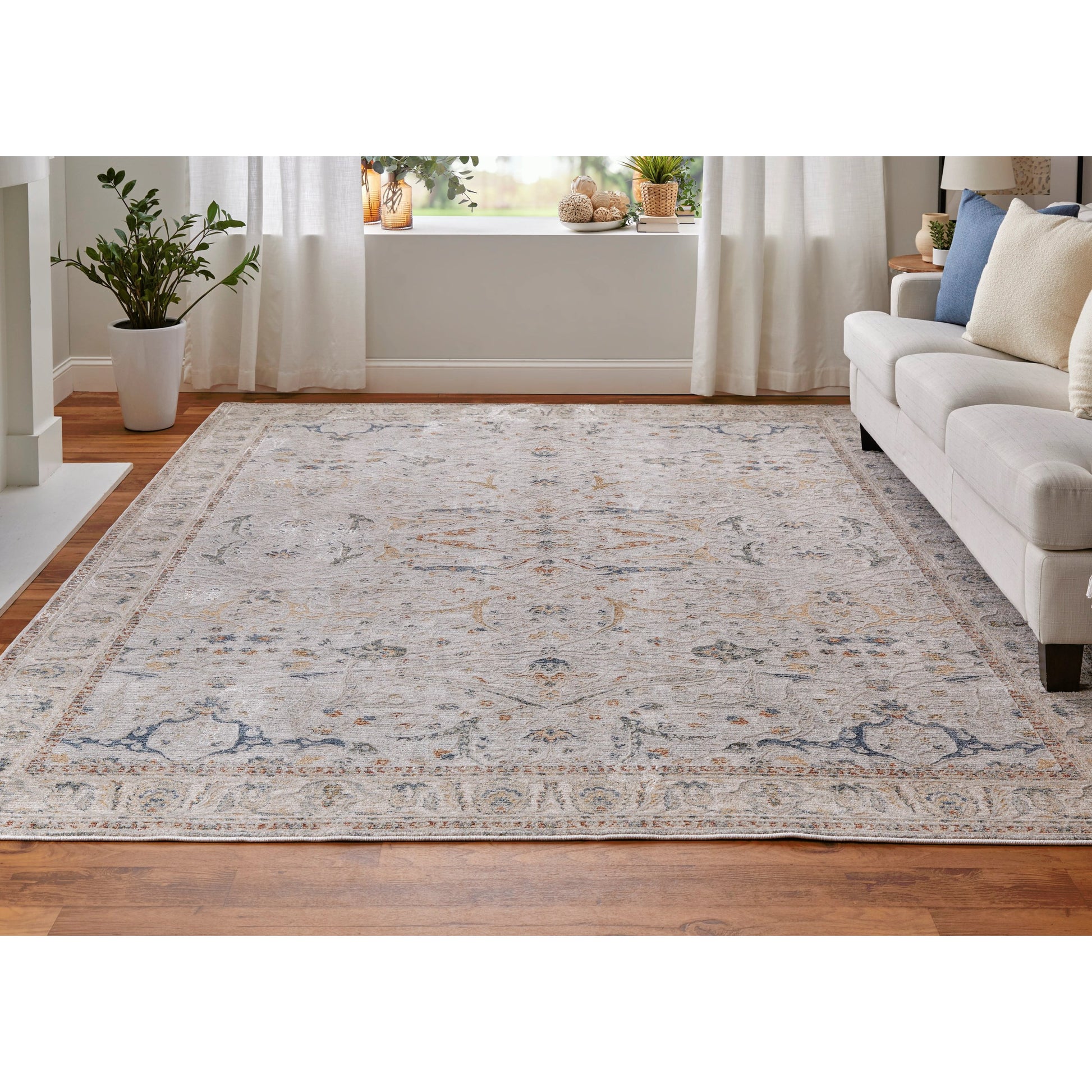 Pasha Transitional Ikat Rug - 39M4F by Feizy. Made from polyester in a unique style.