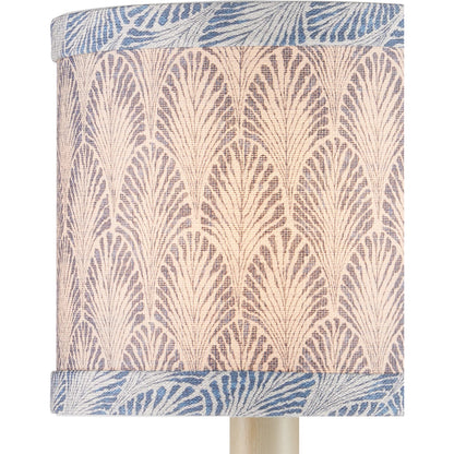 Plume Drum Chandelier Shade by Currey and Company. Made from cotton in a cottage & farmhouse style.