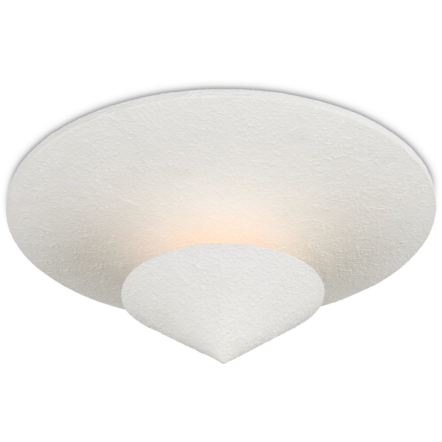 003 SI-2191710 | Additional Silo | Empyrean Flush Mount by Currey and Company in yeso blanco. Made from wrought iron in a modern style.