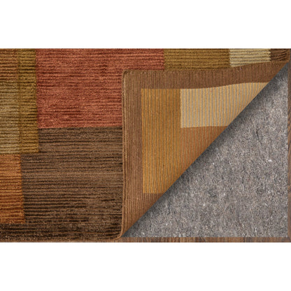 Keystone Rug - 7169F by Feizy in green, brown. Made from wool, viscose in a unique style.