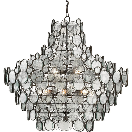 Galahad Chandelier by Currey and Company. Made from unique in a modern style.