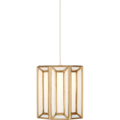 Daze 1-LIGHT Multi-Drop Pendant by Currey and Company in antique brass, white, painted silver. Made from frosted glass in a modern style.