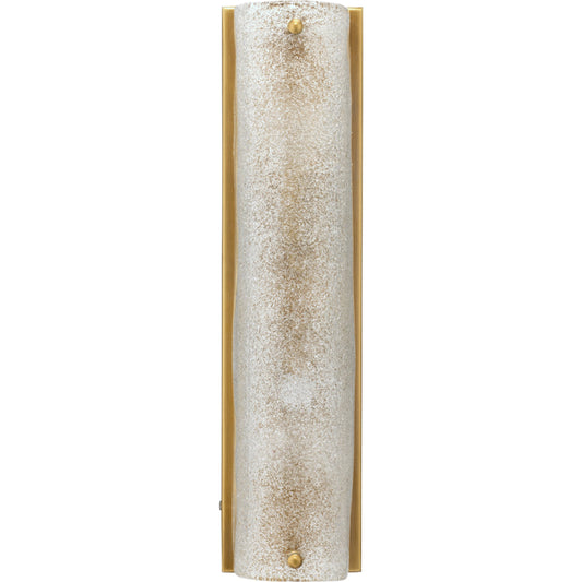 Moet Sconce by Jamie Young in antique brass. Made from steel, glass in a modern style.