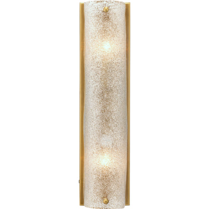 Moet Sconce by Jamie Young in antique brass. Made from steel, glass in a modern style.