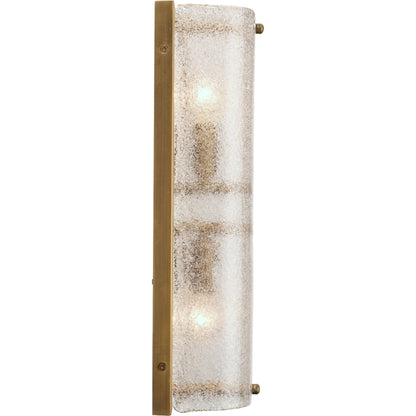 Moet Sconce by Jamie Young in antique brass. Made from steel, glass in a modern style.