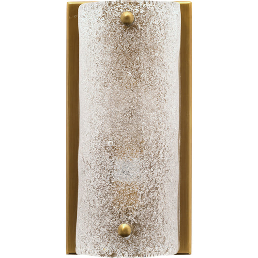 Moet Sconce by Jamie Young in antique brass. Made from steel, glass in a modern style.