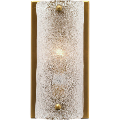 Moet Sconce by Jamie Young in antique brass. Made from steel, glass in a modern style.