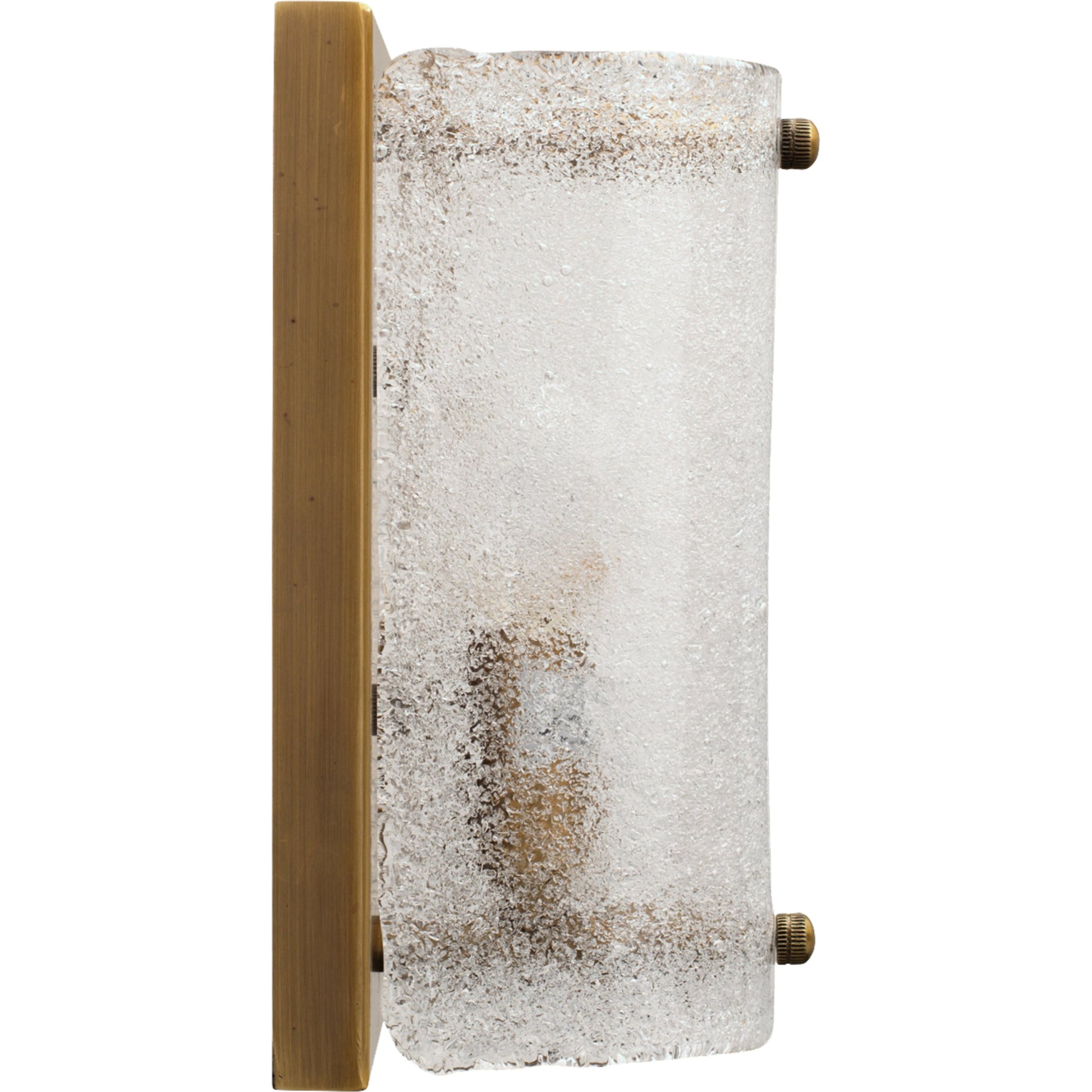 Moet Sconce by Jamie Young in antique brass. Made from steel, glass in a modern style.