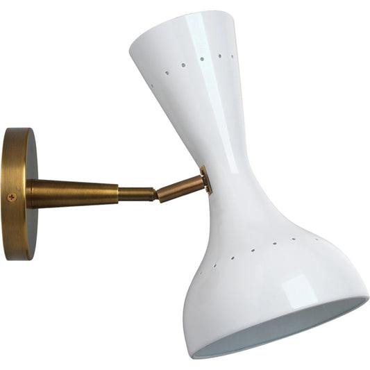 Pisa Wall Sconce by Jamie Young. Made from steel in a modern style.