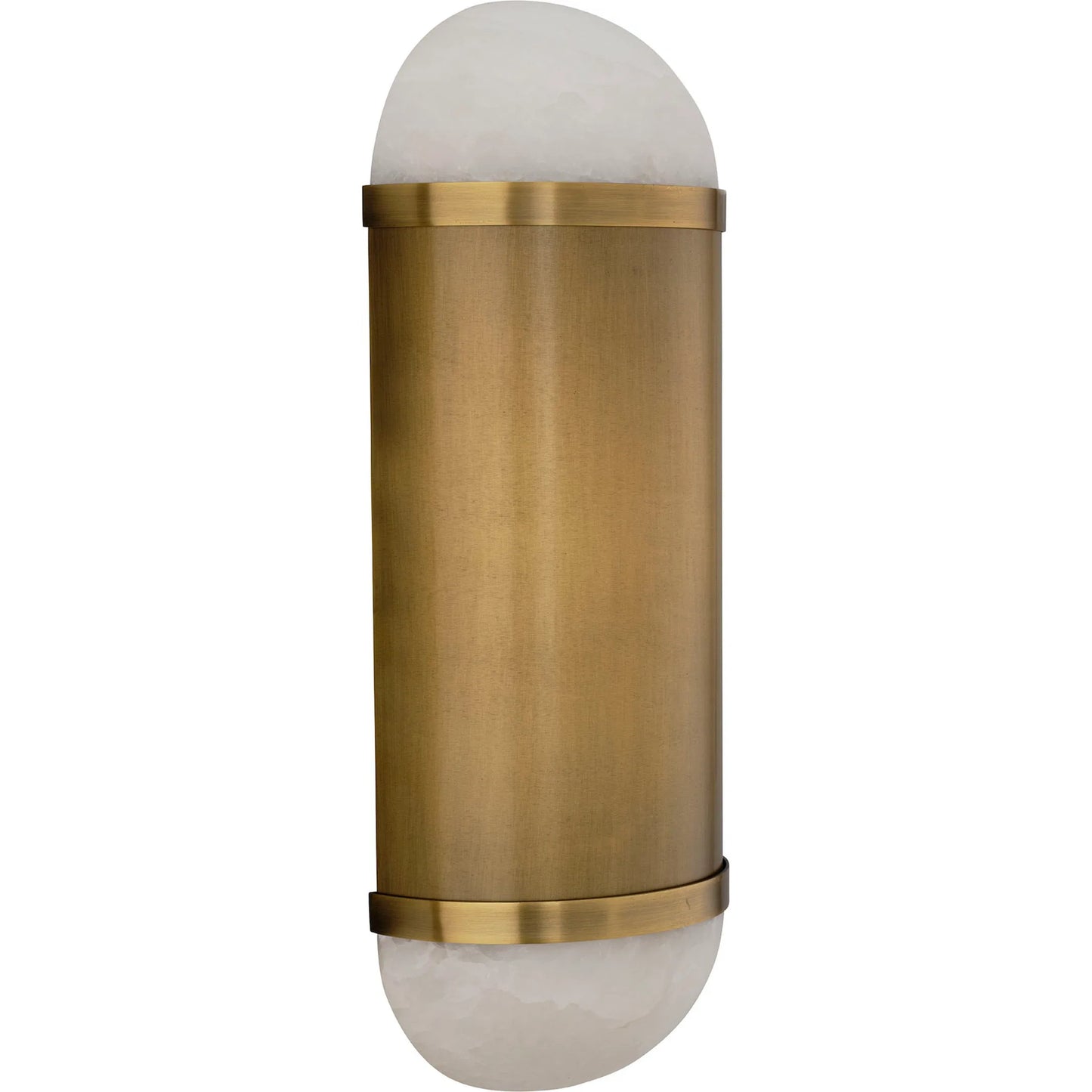 003 SI-2531185 | Additional Silo | Remedy Wall Sconce by Jamie Young in antique brass and natural alabaster, antique brass iron. Made from alabaster in a unique style.