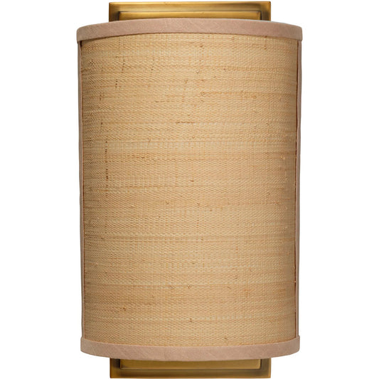 Riley Wall Sconce by Jamie Young in antique brass. Made from unique in a unique style.