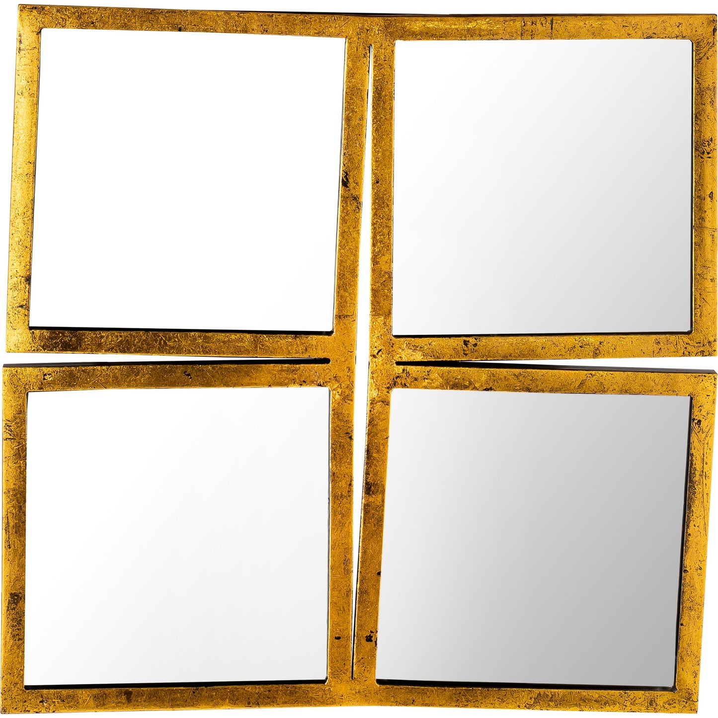 000 SI-1718114 | Additional Silo | Nico Mirror by Pasargad Home in gold. Made from iron in a modern style.
