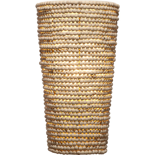 Seawall Beaded Cone Sconce by Jamie Young. Made from unique in a coastal style.