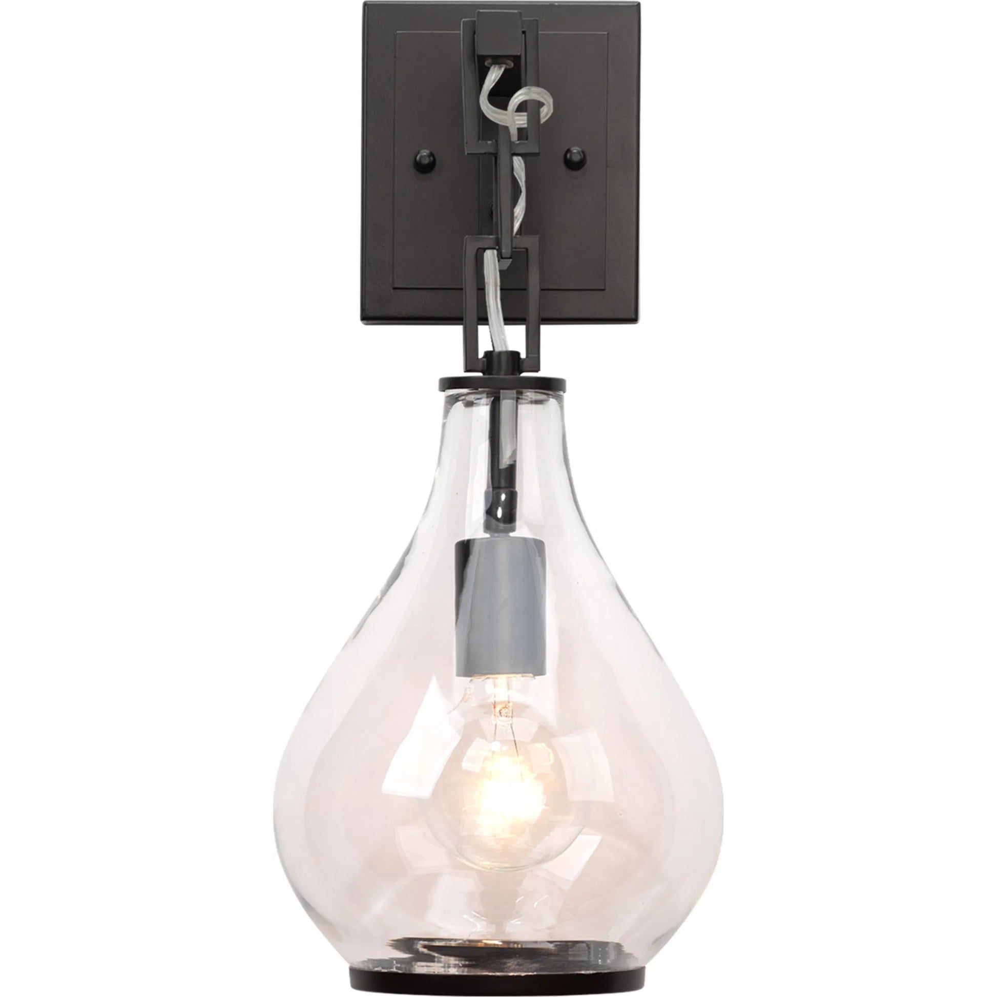 Tear Drop Wall Sconce by Jamie Young in oil rubbed bronze. Made from metal in a modern style.