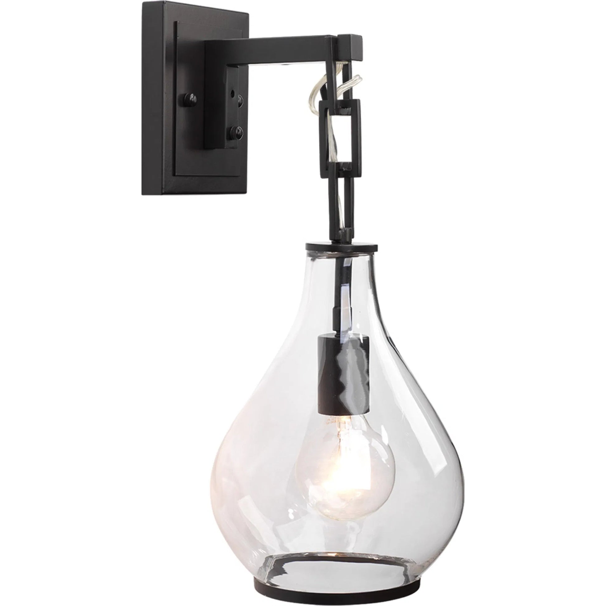 Tear Drop Wall Sconce by Jamie Young in oil rubbed bronze. Made from metal in a modern style.