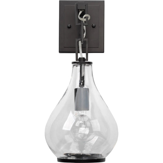 Tear Drop Wall Sconce by Jamie Young in oil rubbed bronze. Made from metal in a modern style.