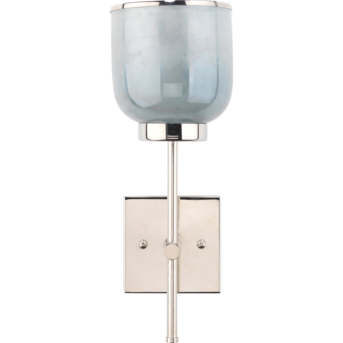 002 SR-912993 | Additional Silo | Vapor Single Wall Sconce by Jamie Young in opal, nickel. Made from iron, glass in a modern style.