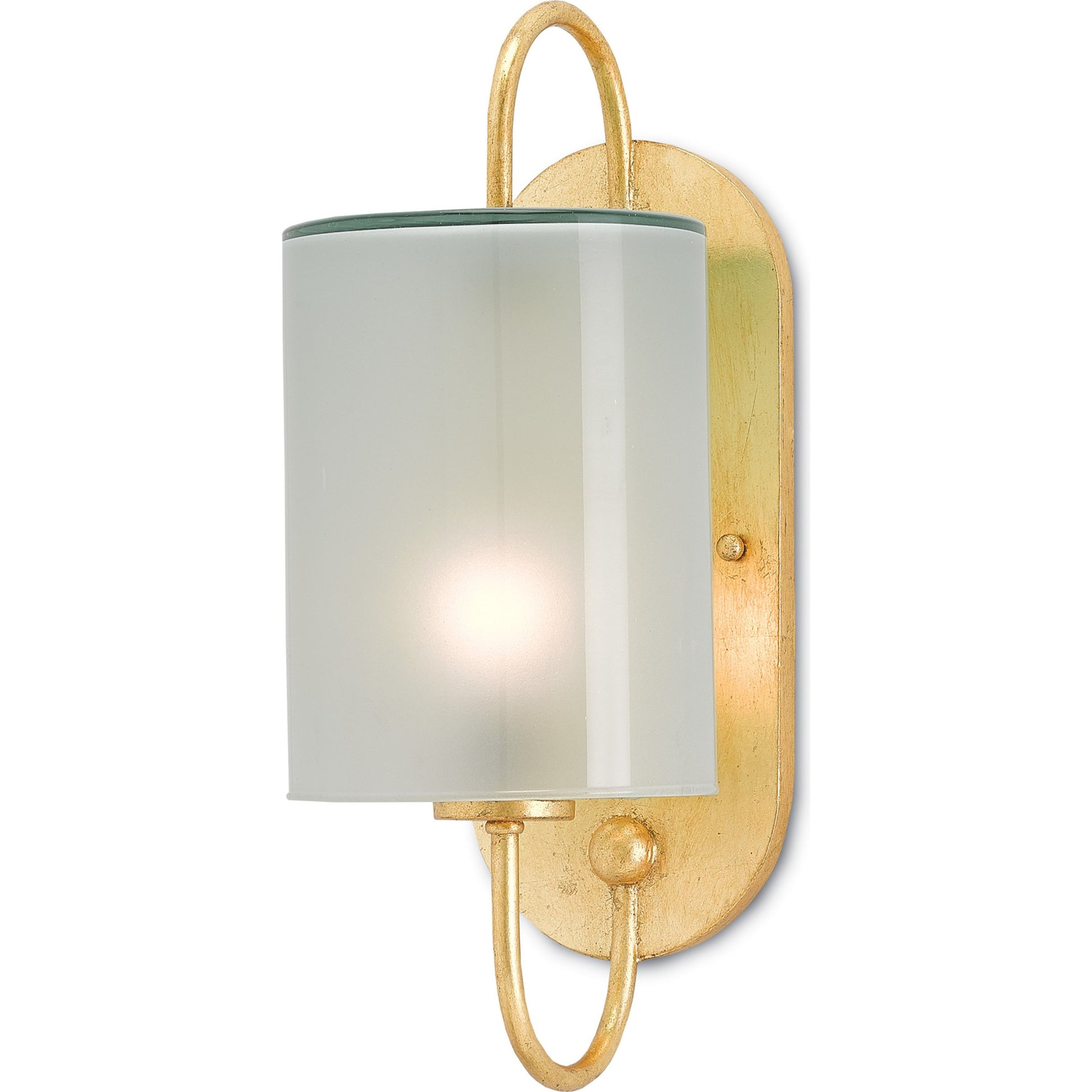 Glacier Wall Sconce by Currey and Company. Made from wrought iron, glass in a traditional style.