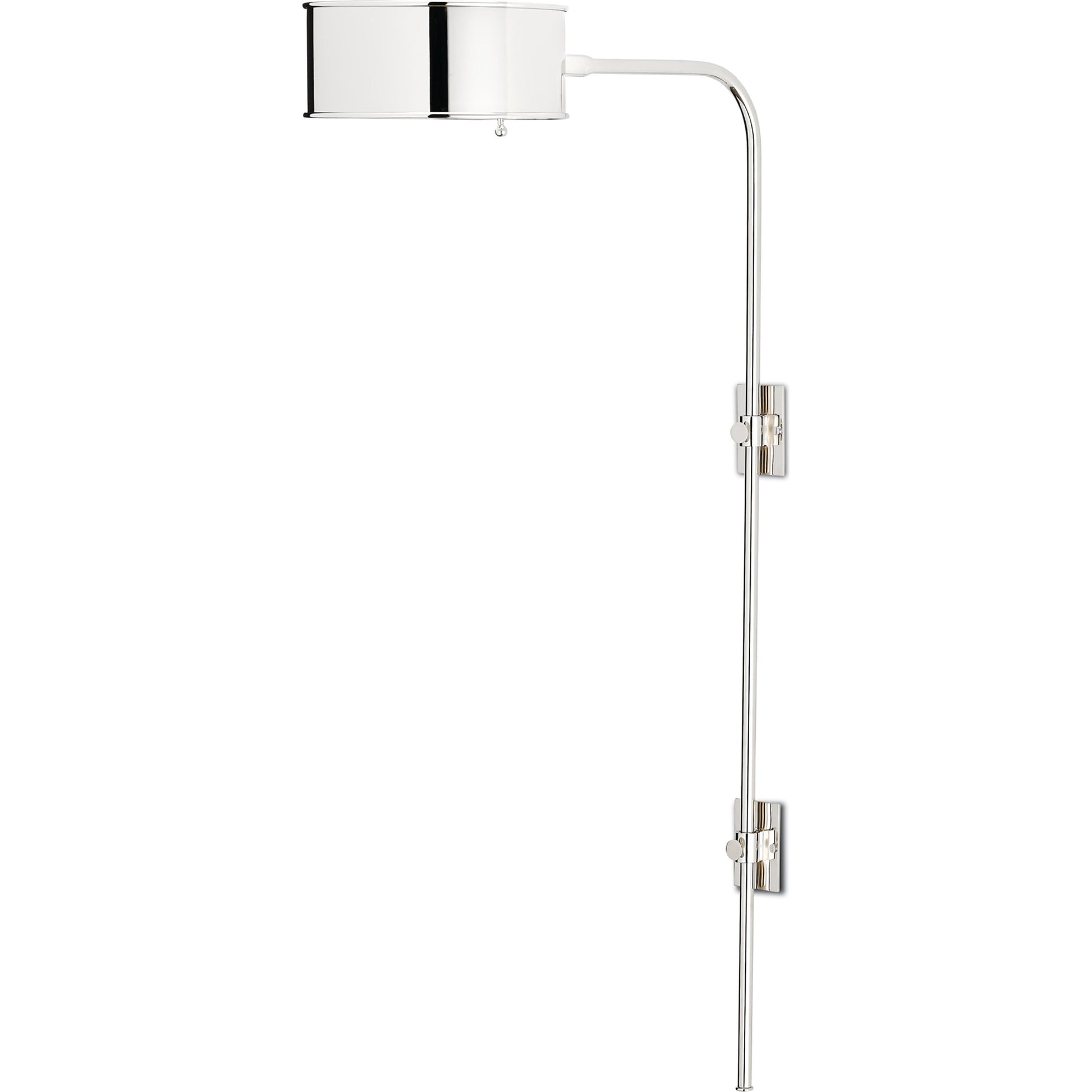 Overture Wall Lamp by Currey and Company in antique brass, black. Made from metal in a modern style.
