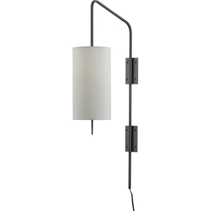 Tamsin Wall Sconce by Currey and Company in oil rubbed bronze. Made from metal in a modern style.